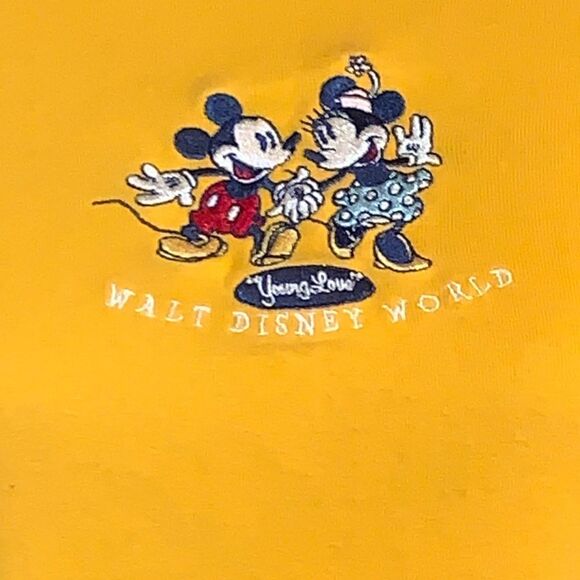 Vintage Mickey and Minnie embroidery shirt - Picture 3 of 4